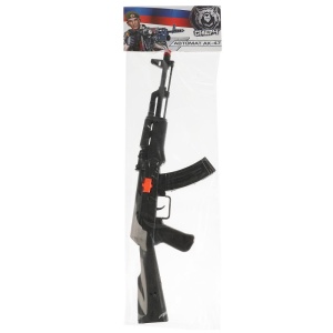 Автомат-трещотка искрит ак-47, 60*20*3см ИГРАЕМ ВМЕСТЕ, в пакете 