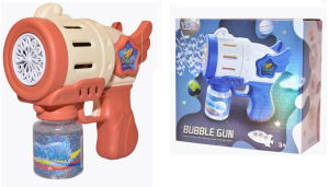 Генератор мыльных пузырей "Bubble Gun" 17*16см, микс, в коробке