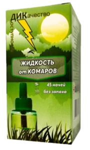 Жидкость от комаров "ДИК" 45 ночей, без запаха, в кор.