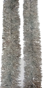 Мишура (9см*1,8м), серебро, (цена за 10шт)