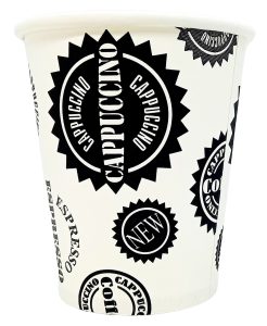 Стакан бум 250мл (50шт. / уп) CAPPUCINO в пакете
