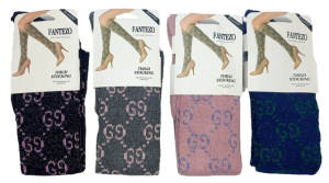 Гольфы FANTEZO, хлопок, (ЦЕНА ЗА 1ПАРУ) микс блест.