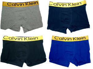 Трусы мужские однот. боксеры, Calvin Klein, микс, р-р XL, (цена за 1шт) хлопок, в пакете