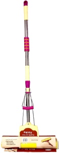 Швабра PVA Mop 38*5см с отжимом, металл. телескоп. рукоятка от 33 до 40см