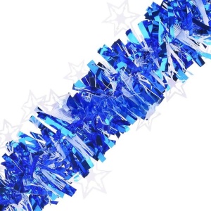 яяя Мишура синяя 10шт (ЦЕНА ЗА 10ШТ)  9*200см.