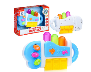 Развивающая игрушка "Пианино" 15х16см, свет.звук. в коробке