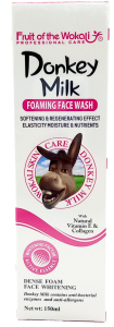 Пенка очищающая для умывания 150мл. "Donkey Milk", с витамином E и коллагеном
