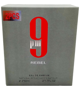 Духи муж 2в1 "Rebel 9pm" 2*50мл, в кор.