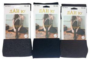 Колготки жен. Лан ю 42-48р (ЦЕНА ЗА 1 ШТ) кашемир, микс