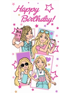 Конверт для денег OPTIMA (ЦЕНА ЗА 10ШТ) "Happy Birthday!" (девочки)