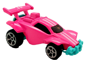 Машина метал. "Sport car" 6 см, цв. розовый