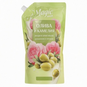 Мыло жидкое 1л Олива и Камелия MAGIC BOOM