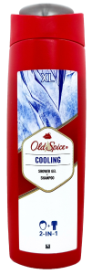 Гель для душа + Шампунь муж. 400мл, 2в1 "Old spice" Cooling 