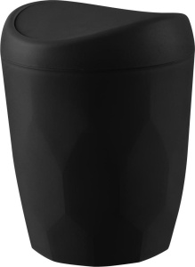 Контейнер для мусора Keeplex Light 1л, черный лотос, 11*11*14,6см