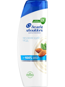Шампунь Head&Shoulders, 400 мл, Увлажняющий уход, против перхоти, для всех типов волос