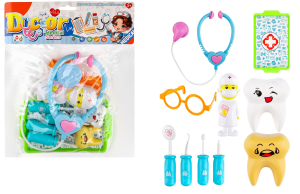 Игровой набор доктора 22*26см (10предм), микс, в пакете