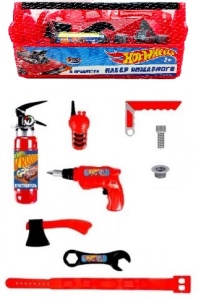 Набор Пожарного (9 предм) "Hot Wheels" (27*17см) в чемодане