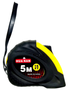 Рулетка 5м "HUAN NAN" черн. d=7см
