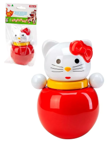 Неваляшка малая "Кошечка Мурочка" 18см (п/п пакет)