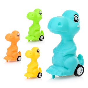 Заводная игрушка "Динозаврик" 3х5х7.5 см, в пакете, микс