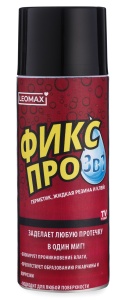 Герметик, 450мл, "ФИКС ПРО" жидкая резина и клей 3в1, цв. черный