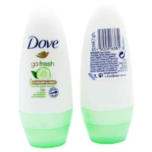 Дезодорант-Антиперспирант, шарик. 50мл, Огурец "Dove Go Fresh "