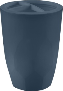 Стакан для ванной комнаты, 8*10,5см, Keeplex Light космический серый