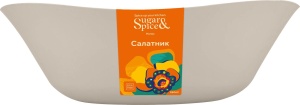 Салатник Sugar&Spice Honey 2,5л, 26*25*8см, цв. латте