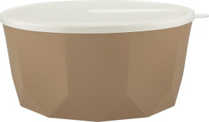 Салатник Plast Team коллекция STOCKHOLM, 1,7л, 19х18х8см, цв. шоколадный мокко