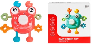 Игрушка развивающая "Крабик" (11х3х11 см) в кор.
