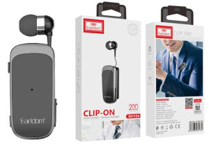А2 Гарнитура " Earldom " ET-BH104, чёрная, беспроводная, Bluetooth v5.0