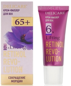 Крем для век 65+ 20мл Delicare Retinol Revolution, в кор.