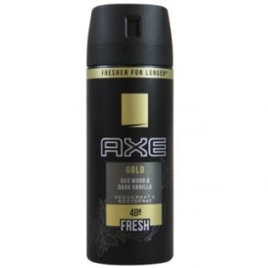 Дезодорант спрей "Axe Gold", ваниль, 150мл, муж.