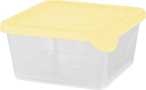 Контейнер для продуктов Sugar&Spice Delicate 0,45л, 11*11*5см, квадратный груша