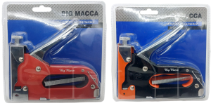 Степлер мебельный 11*15см Big Macca (регулируемый 4-14мм * 11,3мм), микс, блистер