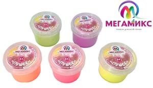#Слайм НОВИНКА!!!! СТМ "МегаСлайм" Пушок Butter, 65гр (Цена за 1ШТ) микс