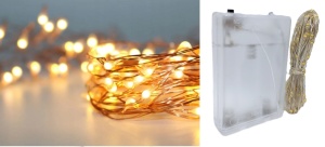 яяя Уценка Гирлянда 10м LED желт. беспров. (Трещина на корпусе)