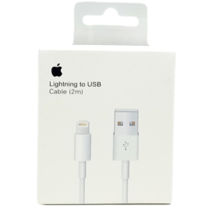 Кабель USB Foxconn Lightning, 2м (белый) в кор.