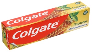 Зубная паста 146г, "Colgate" Прополис, отбеливающая