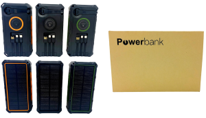 Power bank солнечный, 20 000mAh, Фонарик, (1USB 1TYPE-C 1IP) микс, в кор. 