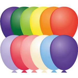 Шар латексный пастель /100шт (ЦЕНА ЗА 100ШТ), 10*/25см ассорти, 10-12 цветов																							