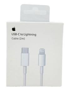 Кабель Type-C - Lightning, 2м (белый) в кор.