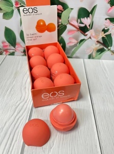 Бальзам для губ EOS, апельсин, 15гр, 8шт в уп., (цена за 1шт)