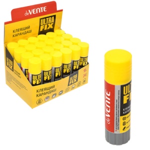 Клей-карандаш " deVente " Ultra Fix 15гр, (ЦЕНА ЗА 24ШТ) основа PVA