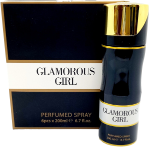 Дезодорант-спрей жен"Glamorous girls" 200мл, 6шт (ЦЕНА ЗА 1ШТ)