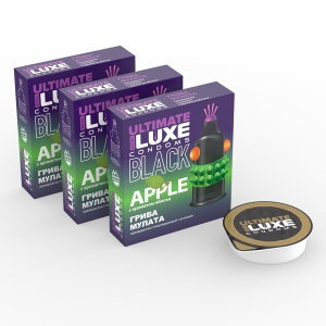 АКЦИЯ Презервативы Ultimate Luxe Royal, 24шт (ЦЕНА ЗА 1ШТ) Apple, Грива Мулата