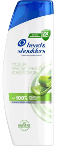 Шампунь Head&Shoulders Алоэ 400 мл Уход за чувствительной кожей головы, против перхоти