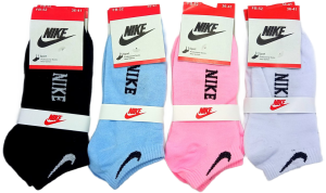 Носки женские "NIKE" хлопок, корот. р. 36-41, 10 пар (цена за 10 пар)