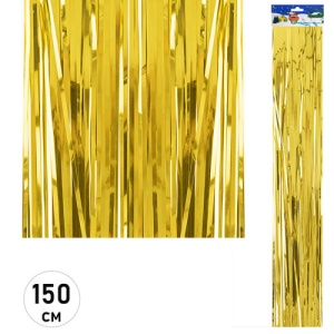 яяя Дождик 9,5*150см золотой, пакет, европодвес (ЦЕНА ЗА 10ШТ)
