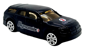 Машина метал. "Dynamic" 7 см, цв. черный